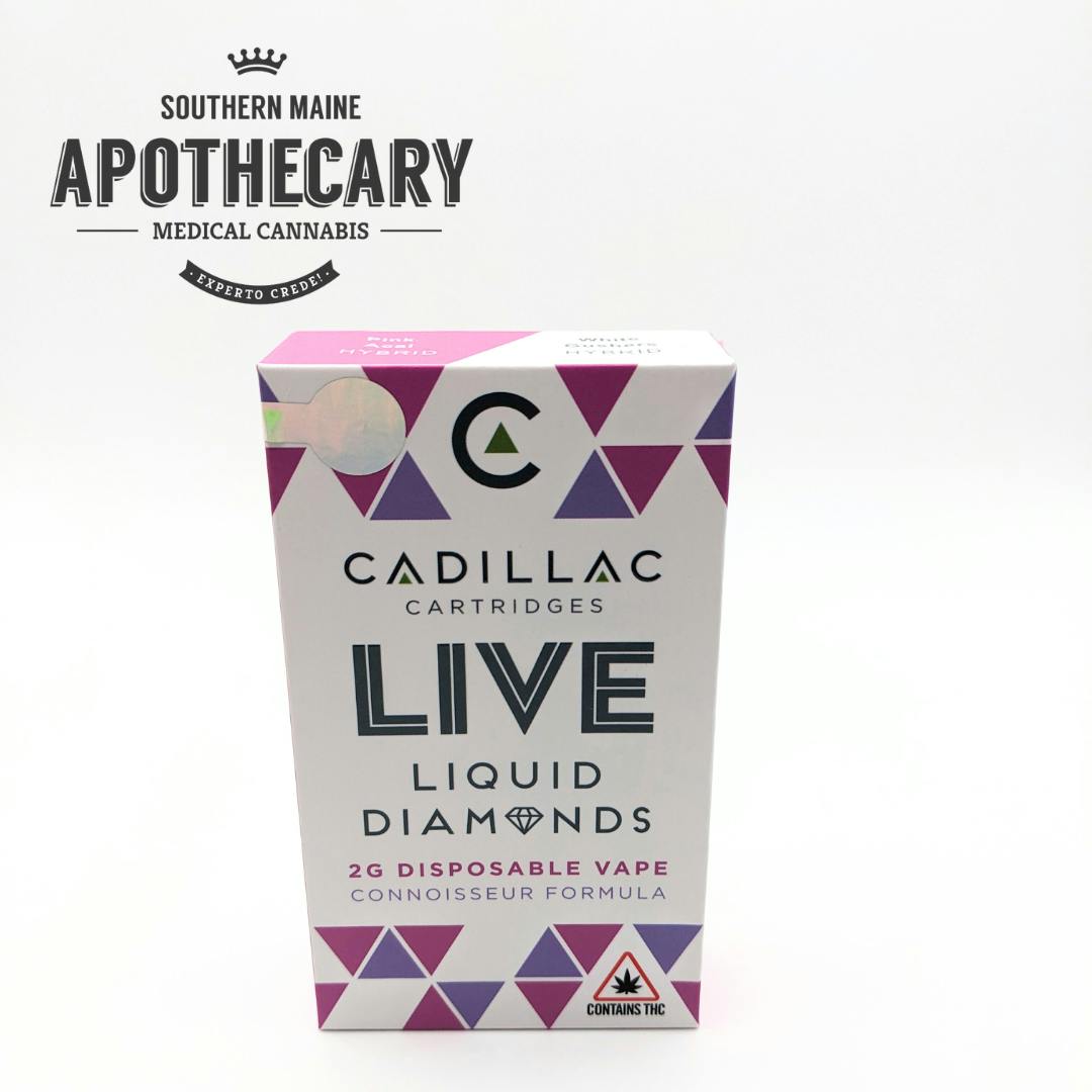 Cadillac LIVE 2g Disposable - Pink Acai X White Gushers by Cadillac Cannabis
