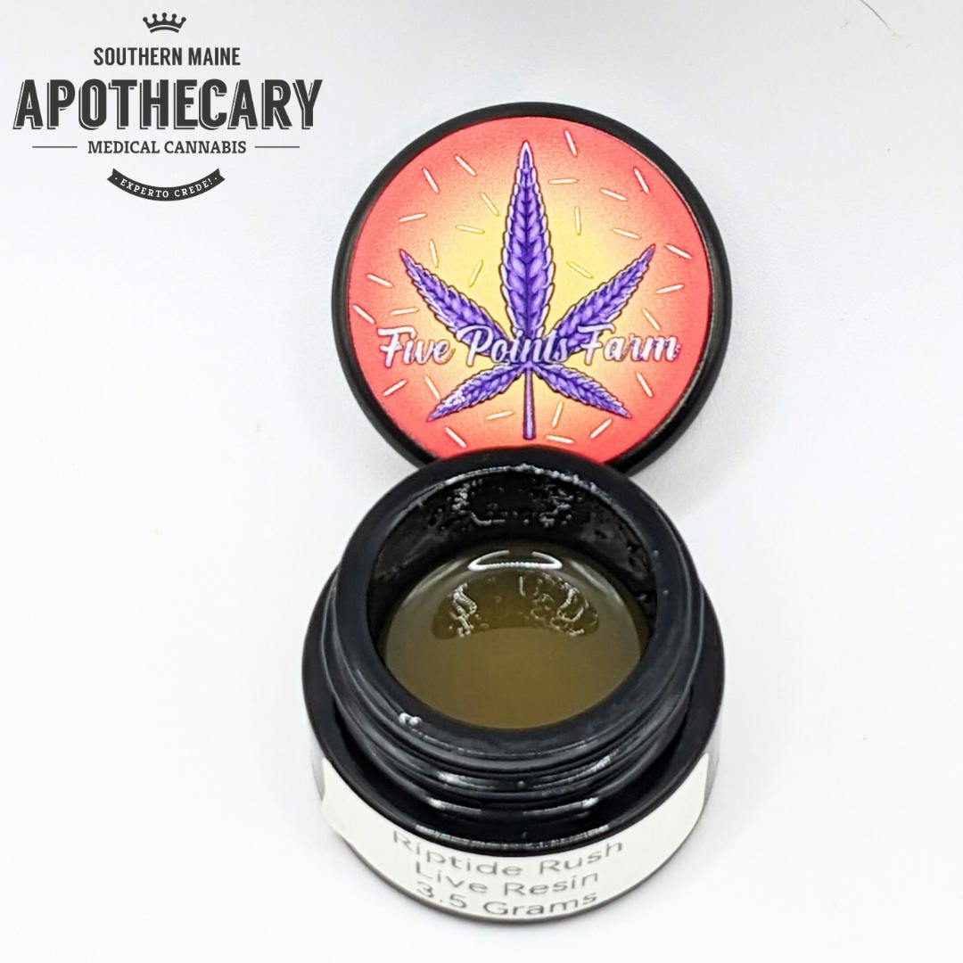 Riptide Rush Live Resin Badder 3.5g by Five Points Farm