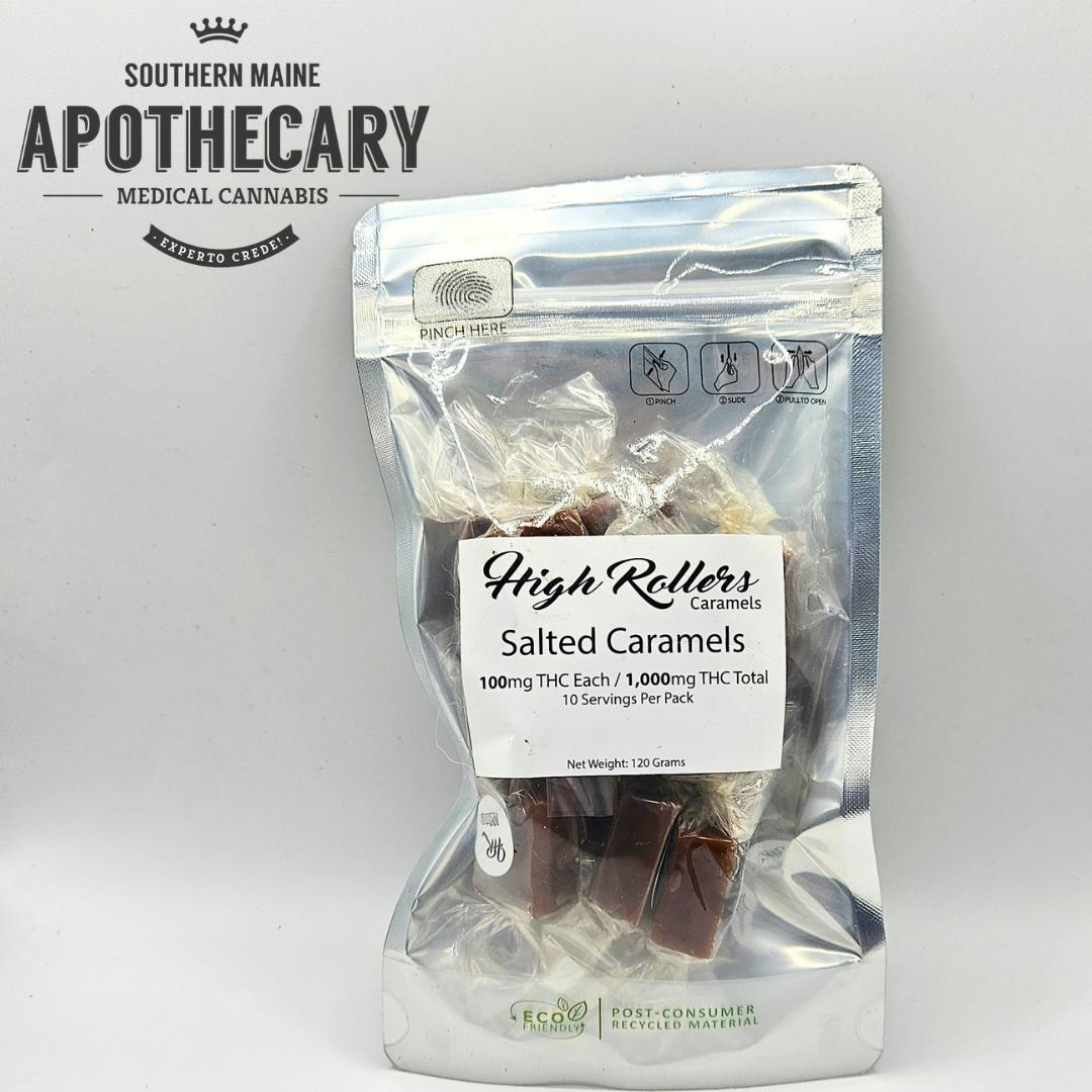 High Roller's Salted Caramel Pack 1000mg