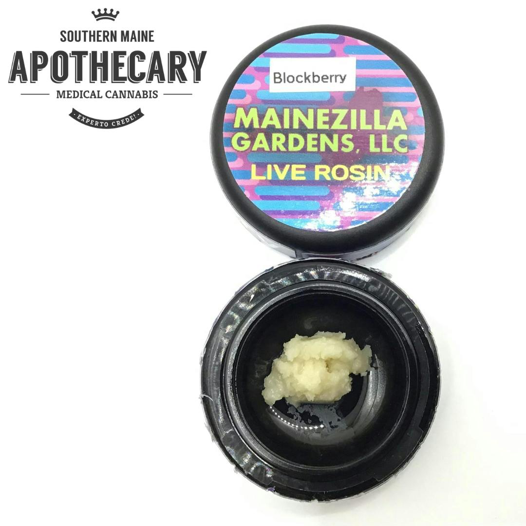 Blockberry Live Hash Rosin 1g by Mainezila Gardens