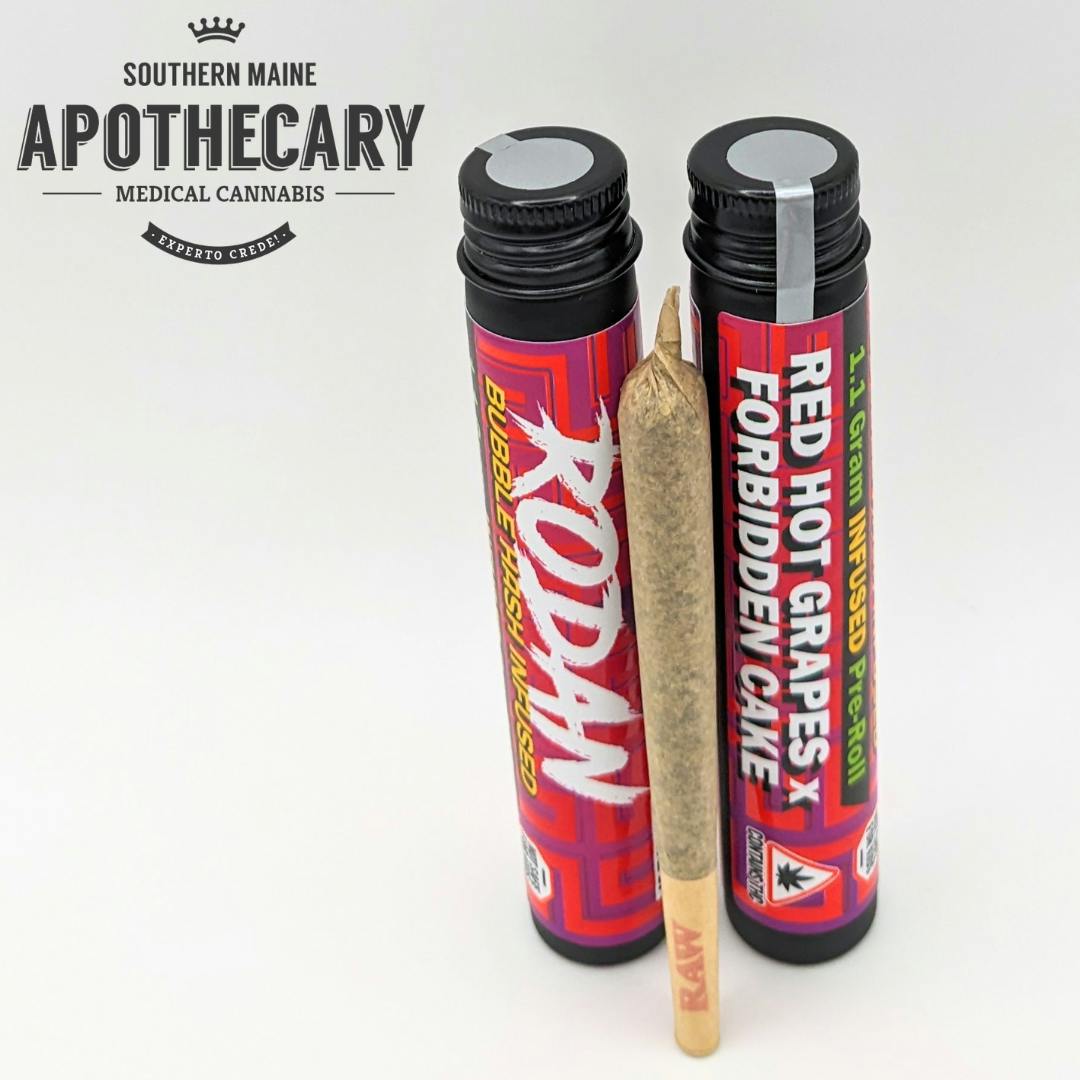 "Rodan" Bubble Hash 1.1g Infused Pre Roll by Mainezilla Garden