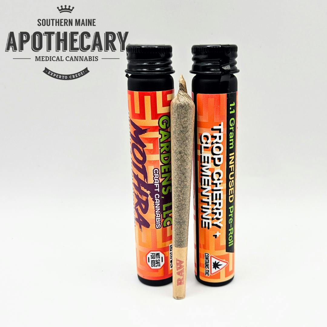 "Mothra" Bubble Hash 1.1g Infused Pre Roll by Mainezilla Garden
