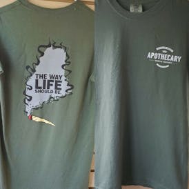 Southern Maine Apothecary T- Shirt Green