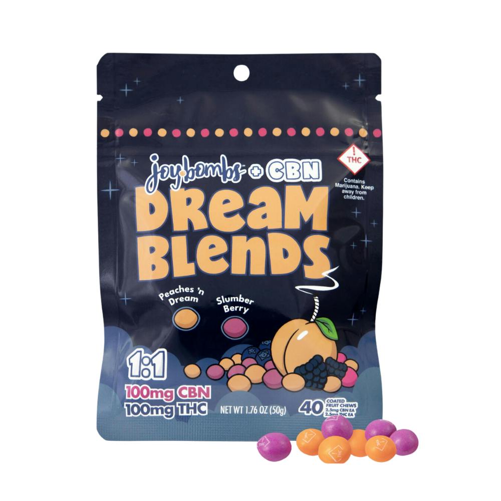 Joy Bombs + CBN 1:1 Dream Blends - 100mg THC (40pk / 2.5mg THC & CBN ea)