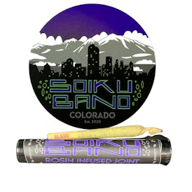 Soiku Bano Rosin Joint- Bruce Banner + Garlic Diesel