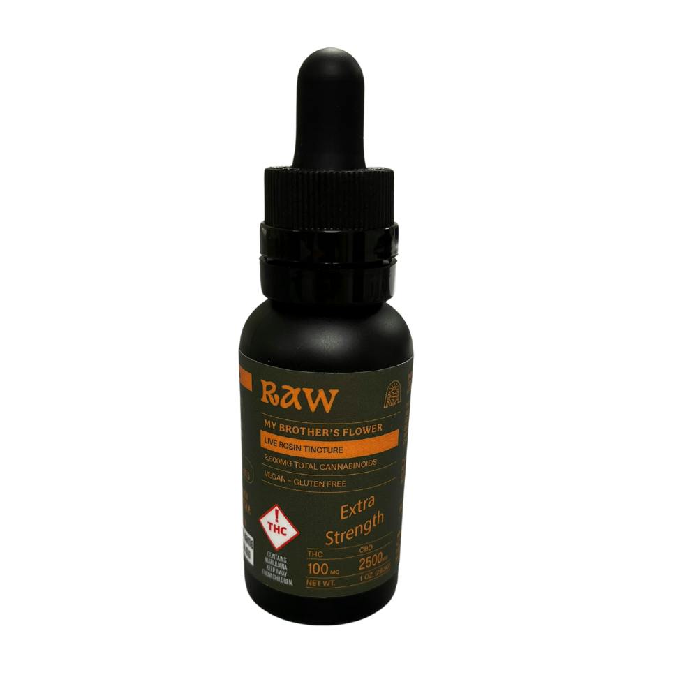 My Brother's Flower Rosin Tincture- Raw