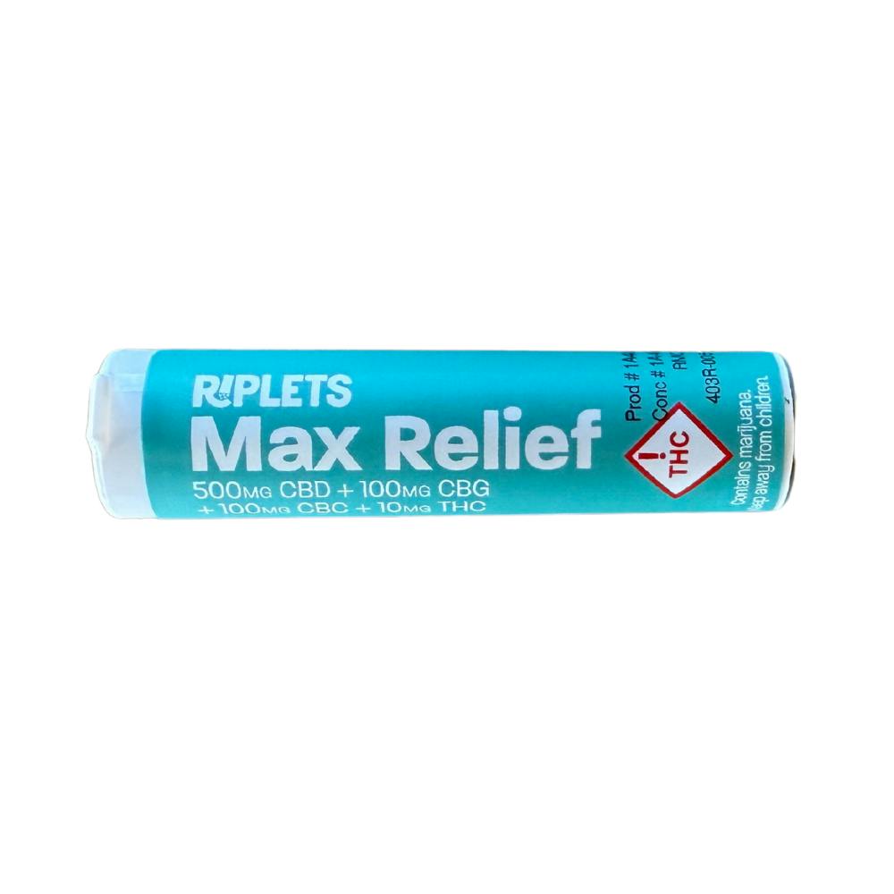 Ripple Riplet Pills- MAX Relief (500mg CBD, 100mg CBC/CBG & 10mg THC)