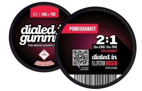 Pomegranate Relax | 100mg 2:1 CBG/THC