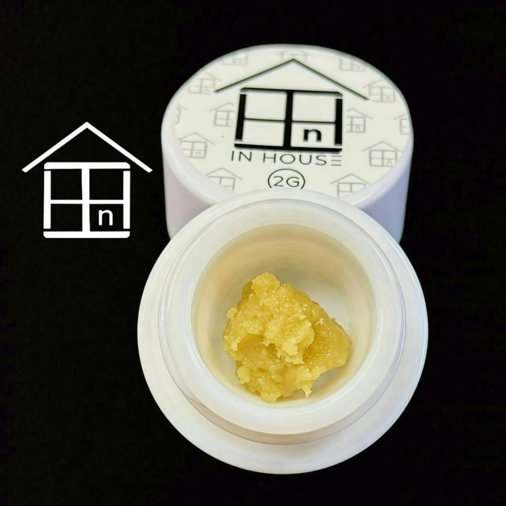 In House Melts Full Spec Rosin Badder- Rainbow Push Pop #7 {Orange Mints + Too Much Zkittles} cannabis product