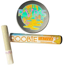Rivers Roobie 2g Rosin Joint- Biscotti Pancakes + Durban Kush (Sativa)