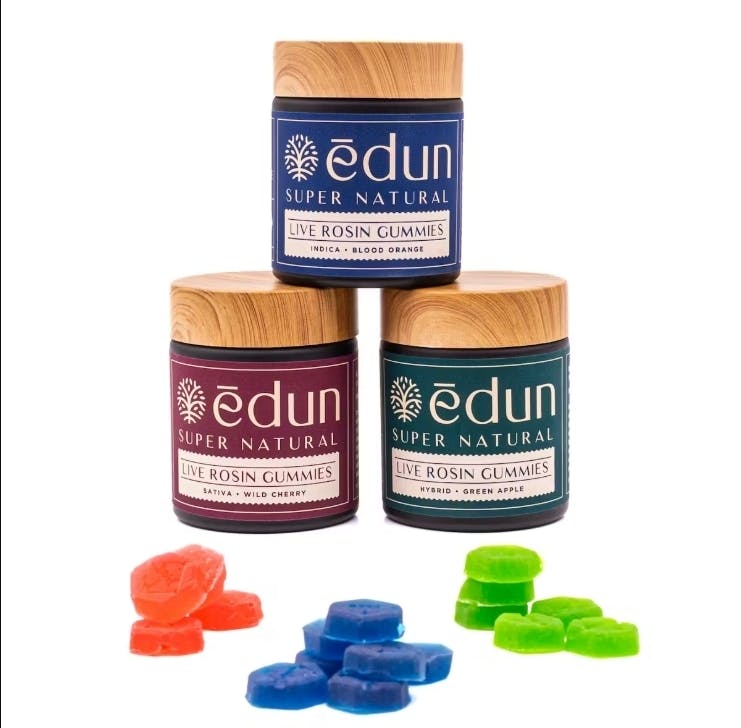 Edun Live Rosin Gummies- Grape & Passion Fruit (S)