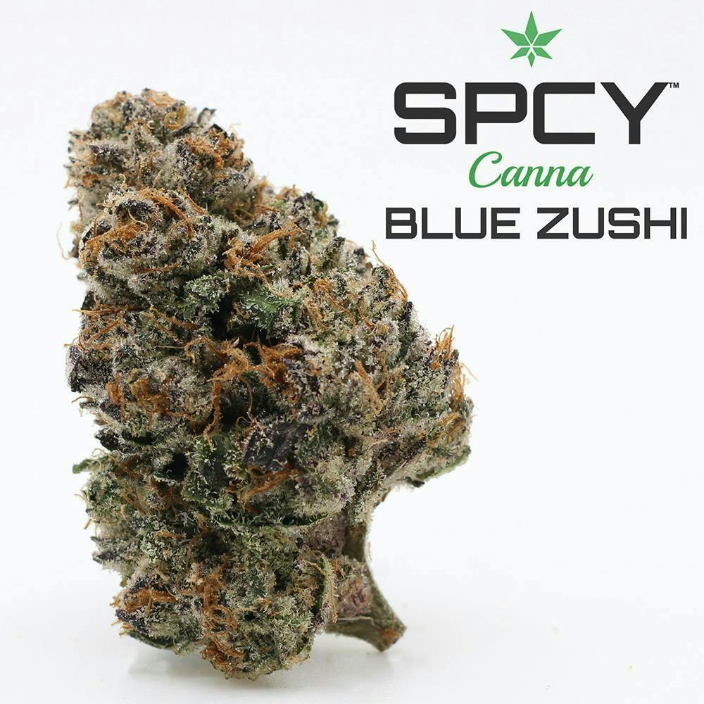 Blue Zushi {Kush Mintz x Zkittlez} (SPCY Canna) (1/2 OZ Bud Special)