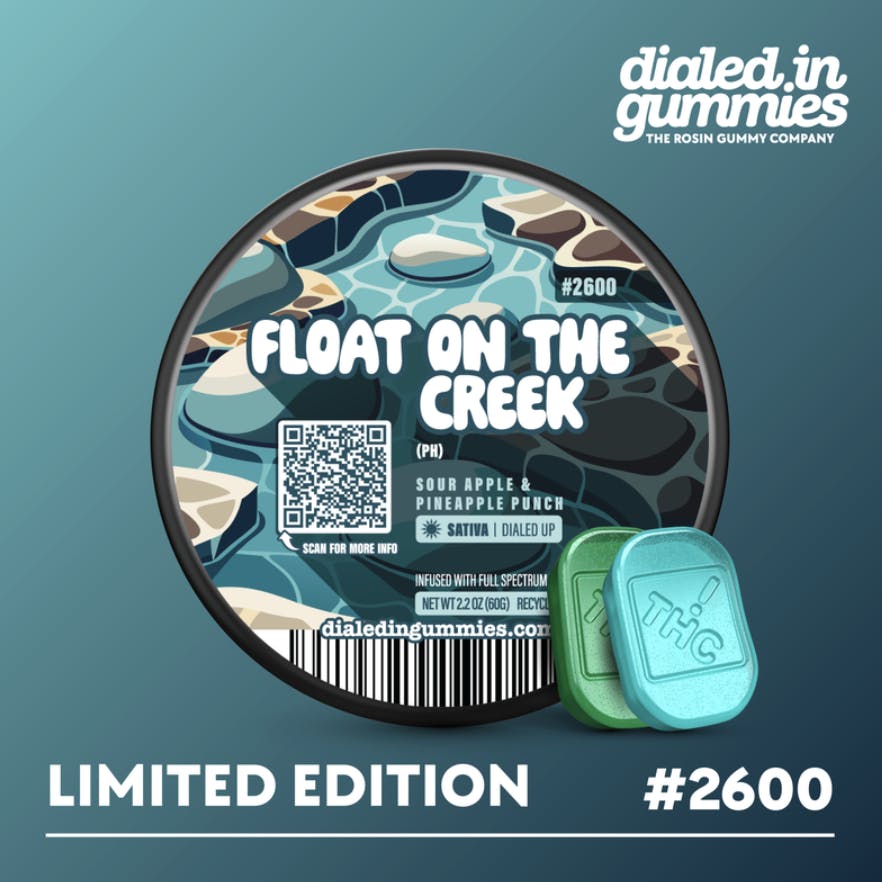 Dialed In Gummies- Float on the Creek (S)
