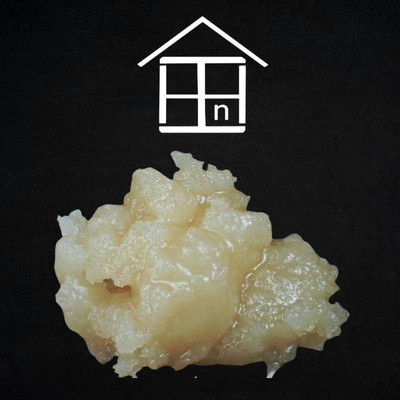 In House Melts Rosin Badder- Papaya Laterz {Papaya + Watemelon Laterz} cannabis product