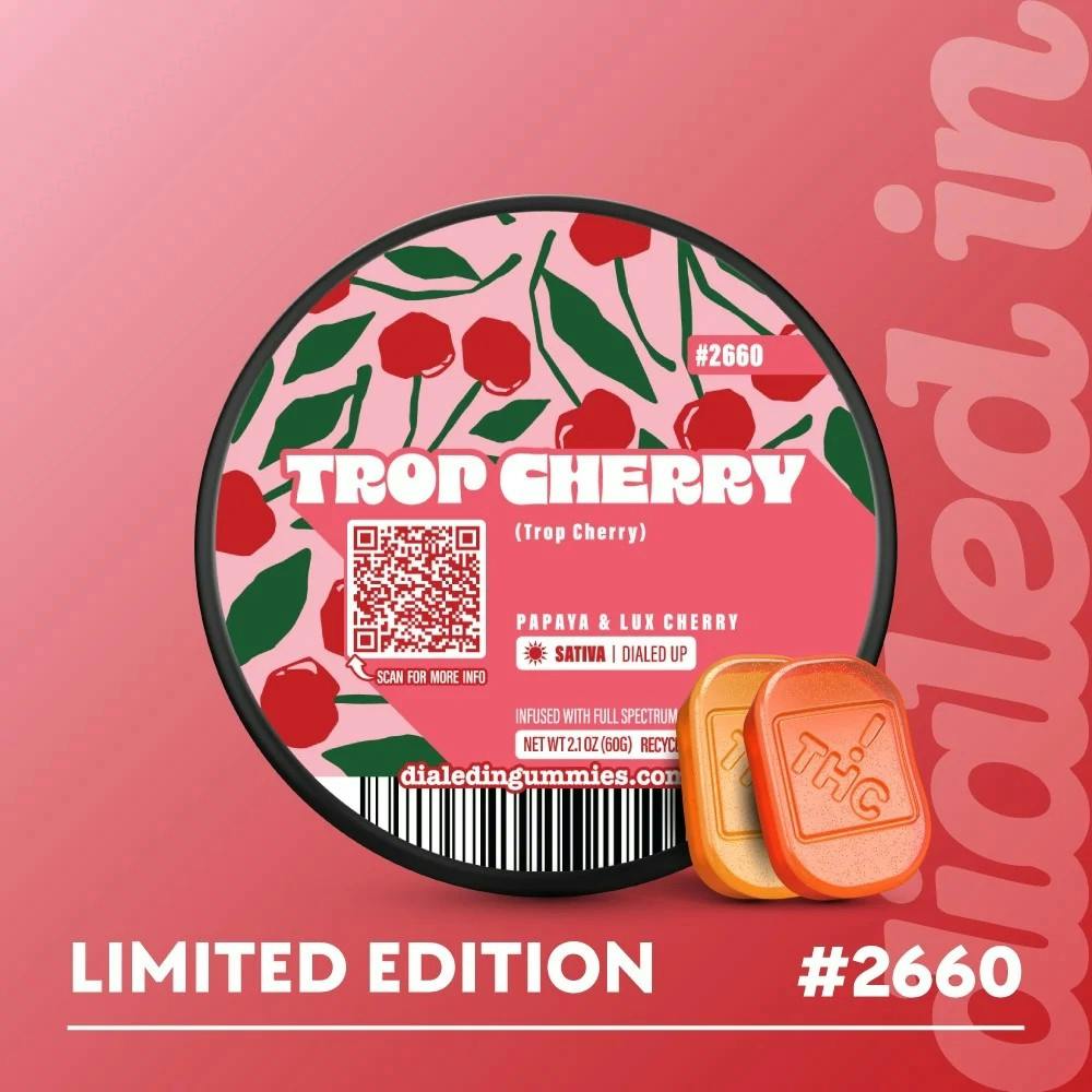 Dialed In Gummies- Trop Cherry (S)