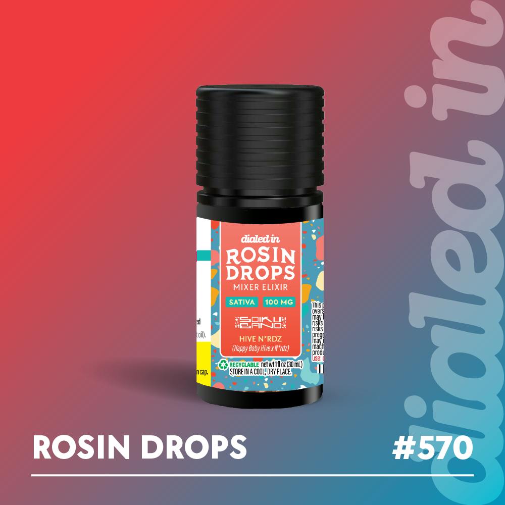 Dialed In Rosin Drops- Hive Nerdz (S)