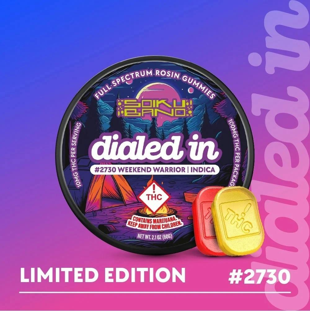Dialed In Gummies- Weekend Warrior (I)