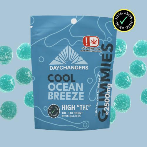 Day Changer | Cool Ocean Breeze Gummies (10ct.) | 2500mg