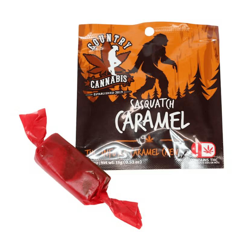 Caramel | Sasquatch | Single | 100 MG by Country Cannabis