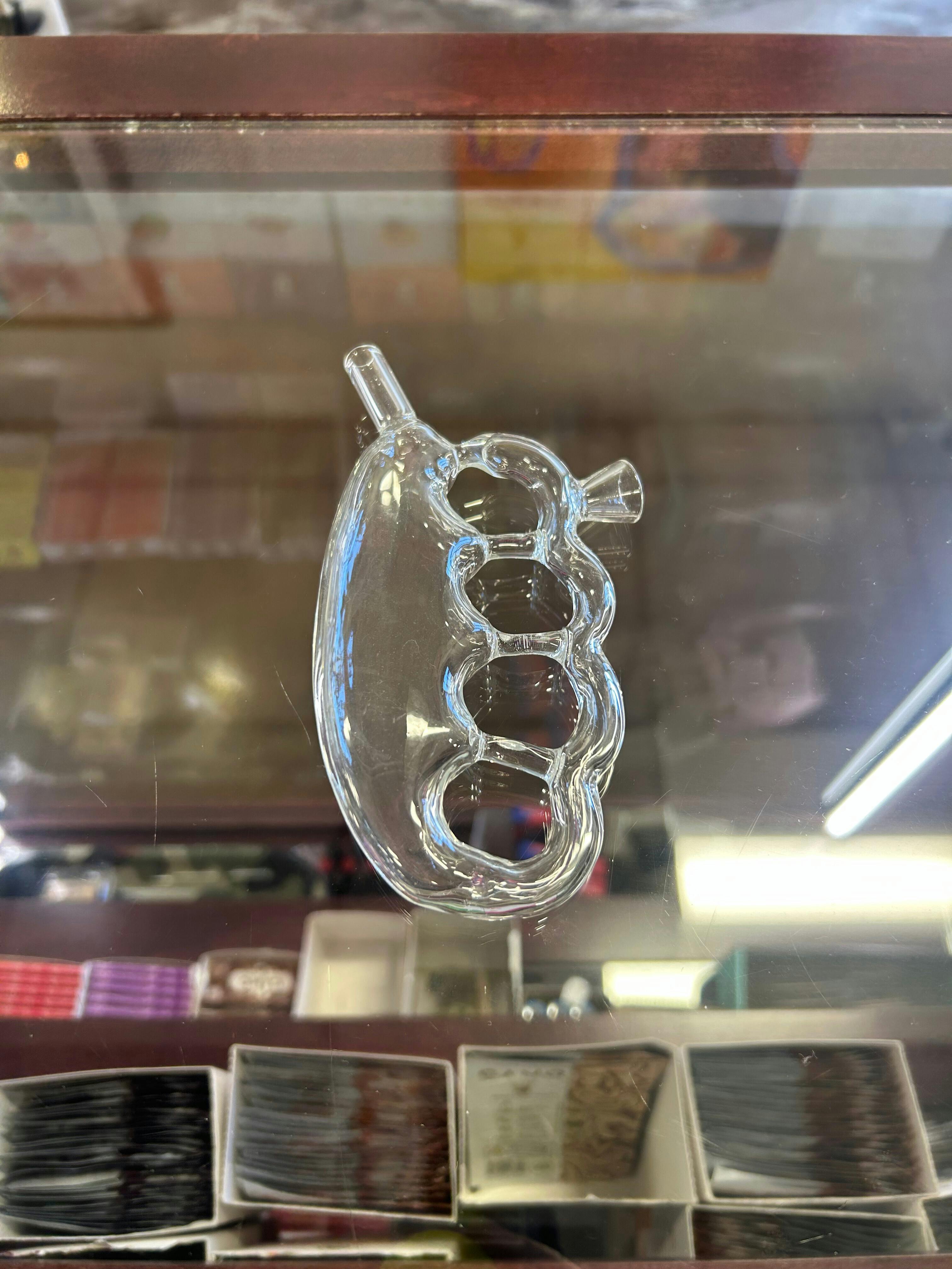 Glass Knuckle Bubbler
