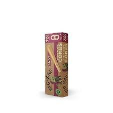 Zig Zag 70's Unbleached Mini Cones 8ct by Zig zag