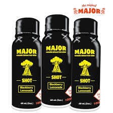 Major | Blackberry Lemonade Shot | 100mg | 6.7oz
