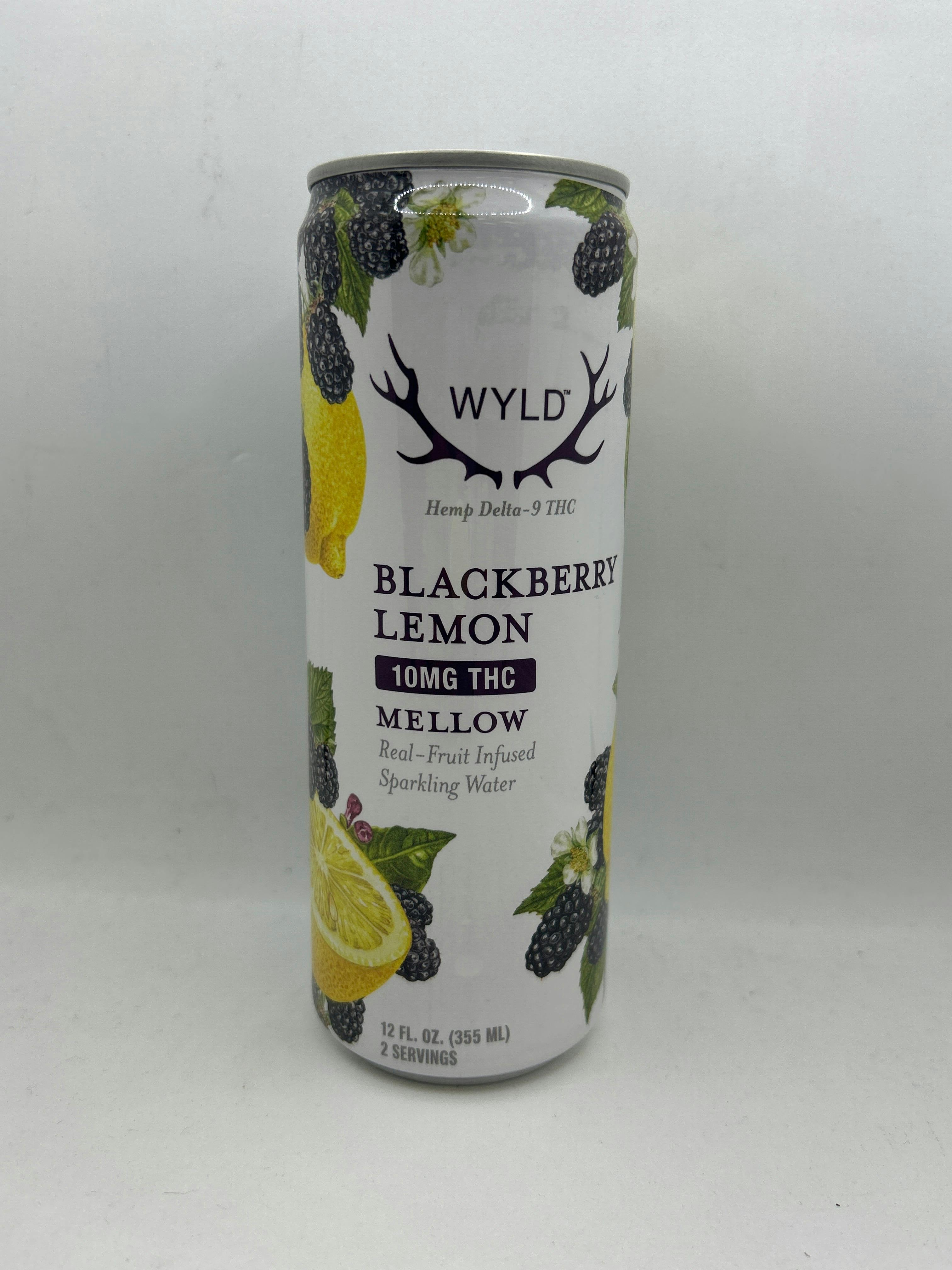 Blackberry Lemon Delta-9 Sparkling Water | Carbonated | 10mg | 12 fl oz