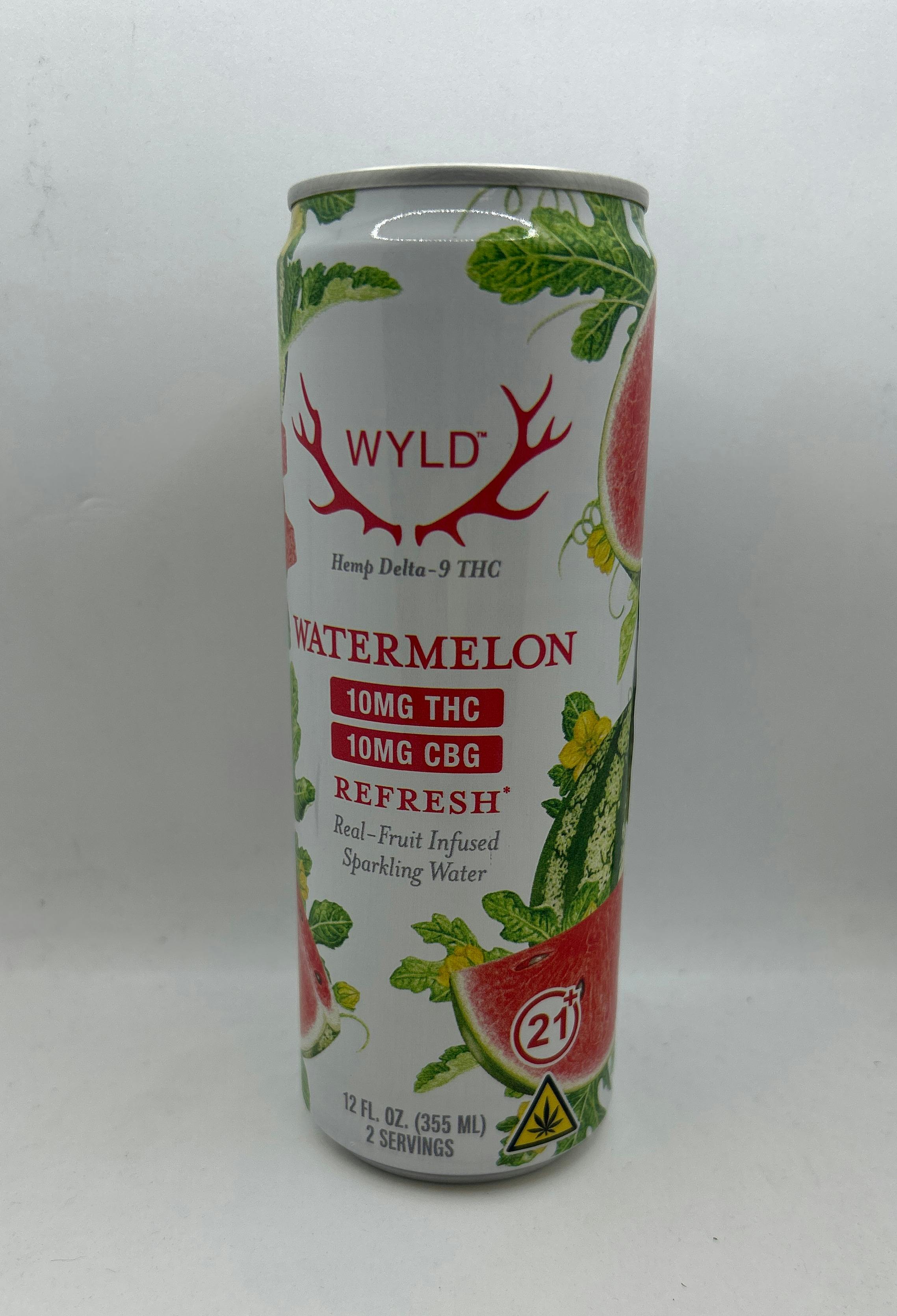 Watermelon 1:1 THC:CBG Delta-9 Sparkling Water | Carbonated | 10mg | 12 oz