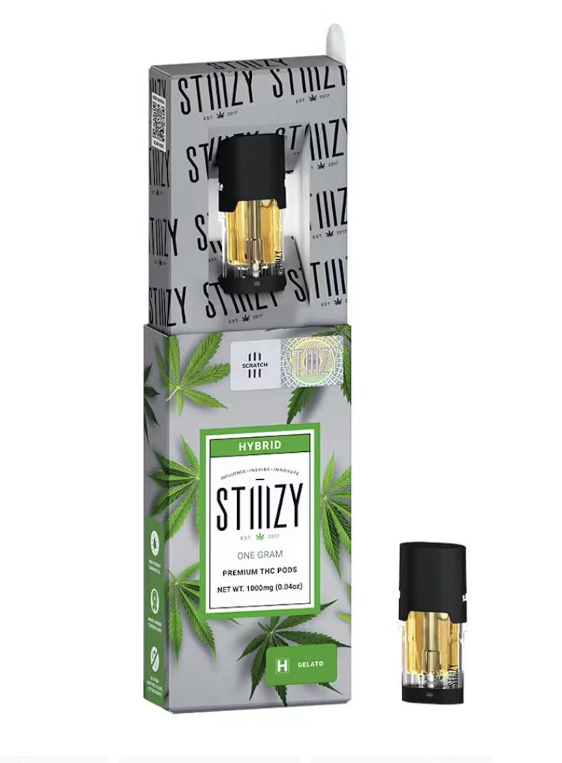 Vape Cartridge - GELATO 1G Original THC Pod - STIIIZY