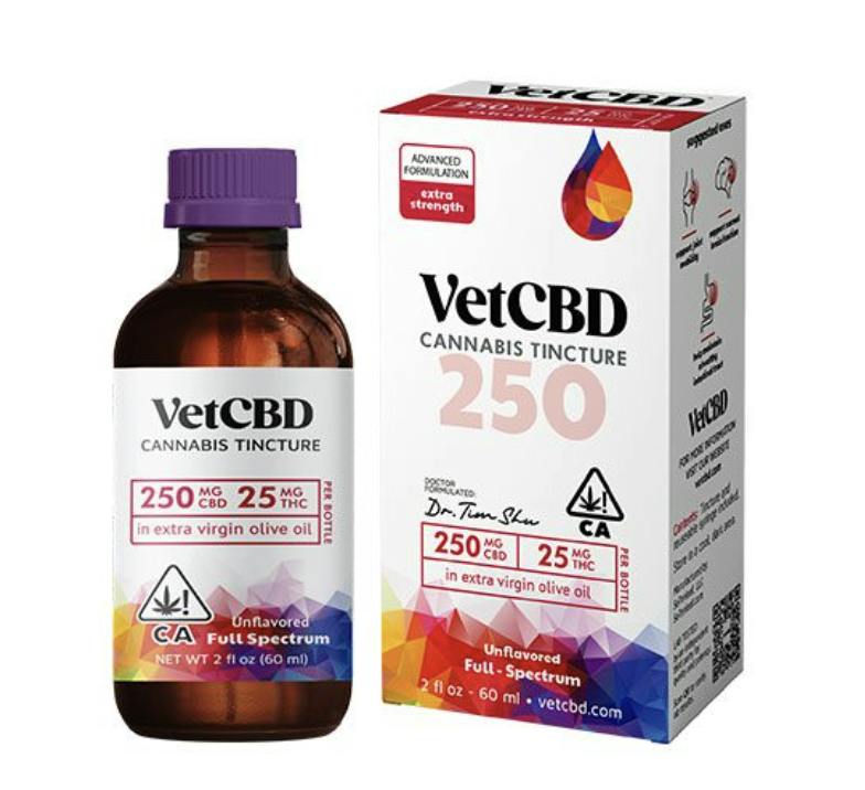 VetCBD, Extra Strength 10:1 Tincture, 250mg, 2oz