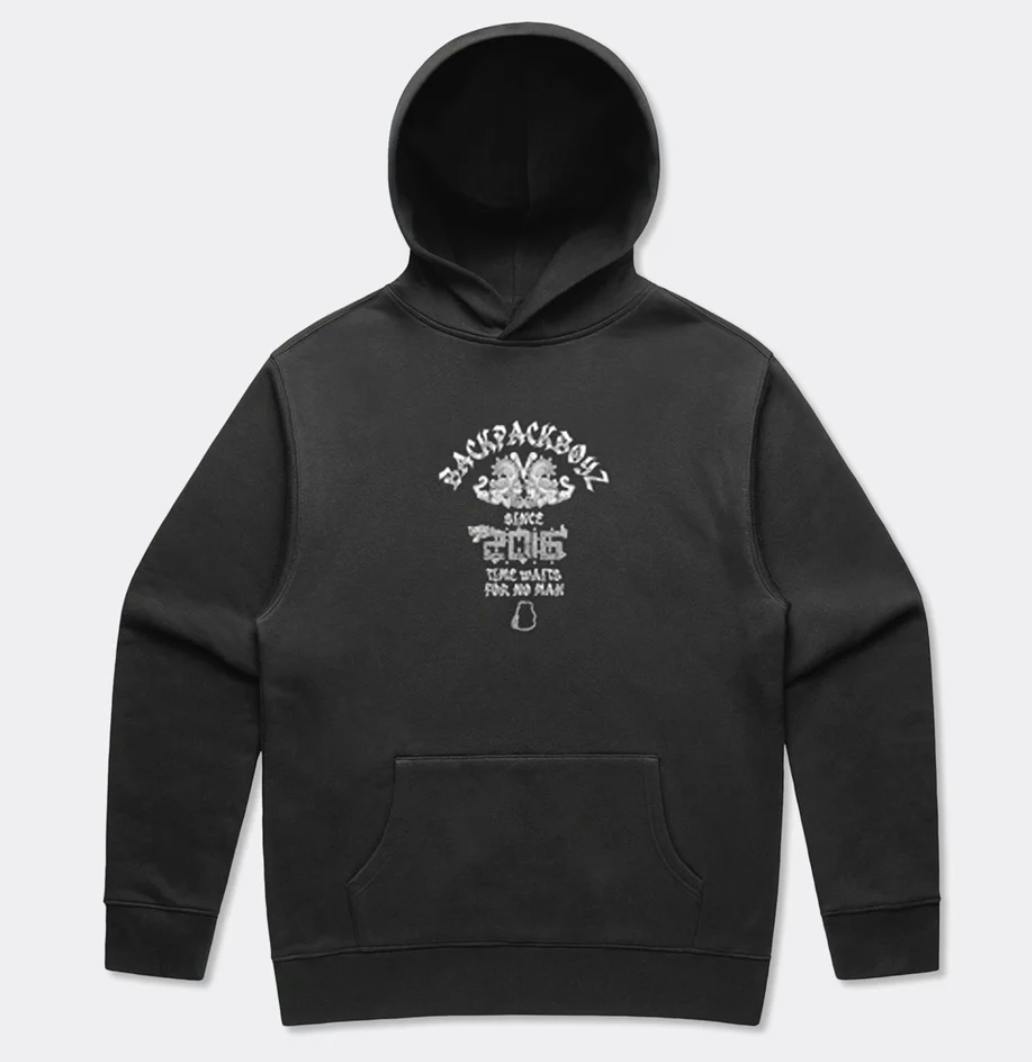 Calendar Hoodie Faded Black (M)