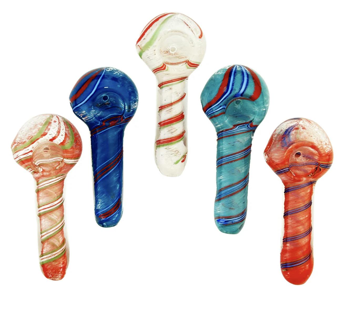 Cana Harbor | 3.5" Spiral Design Hand Pipe