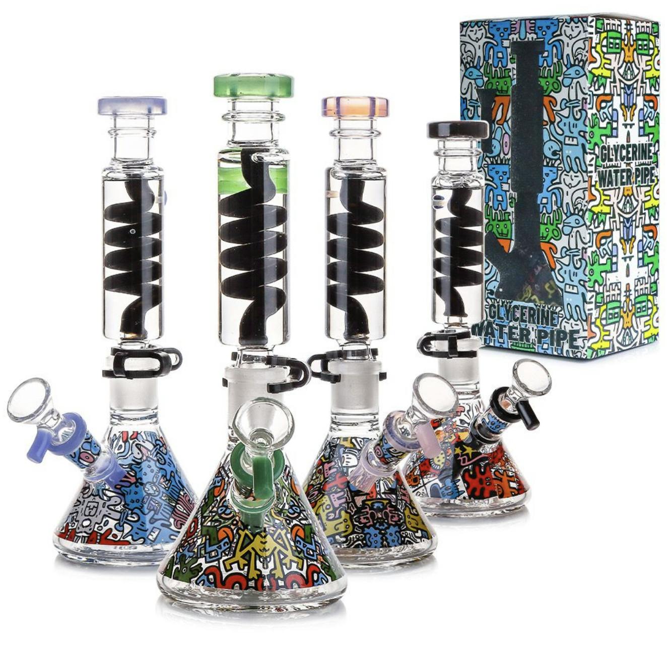 Cana Harbor | 9" Glycerin Water Pipe Beaker Detachable