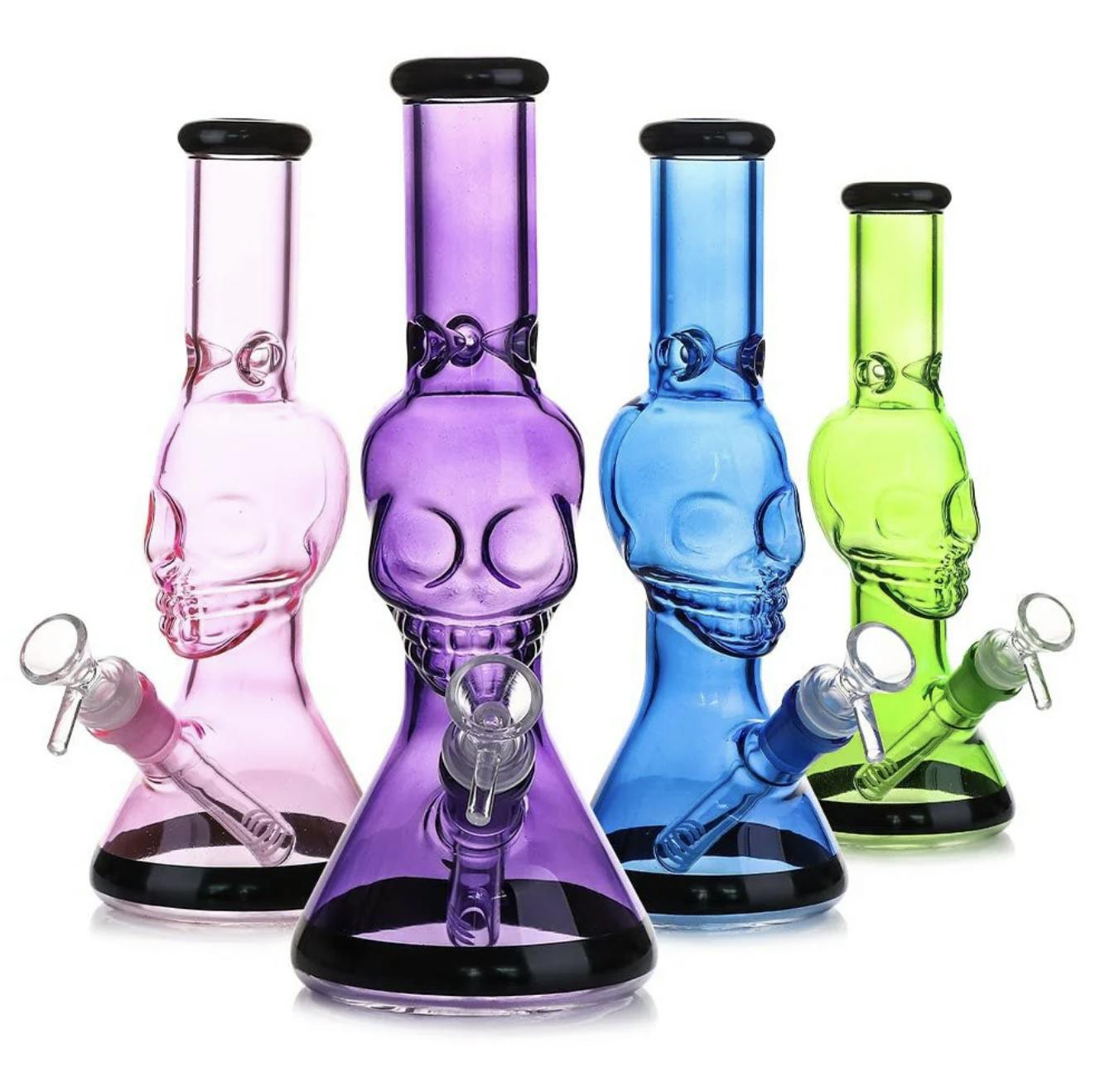 Cana Harbor | 10" Skull Beaker with Color Tube