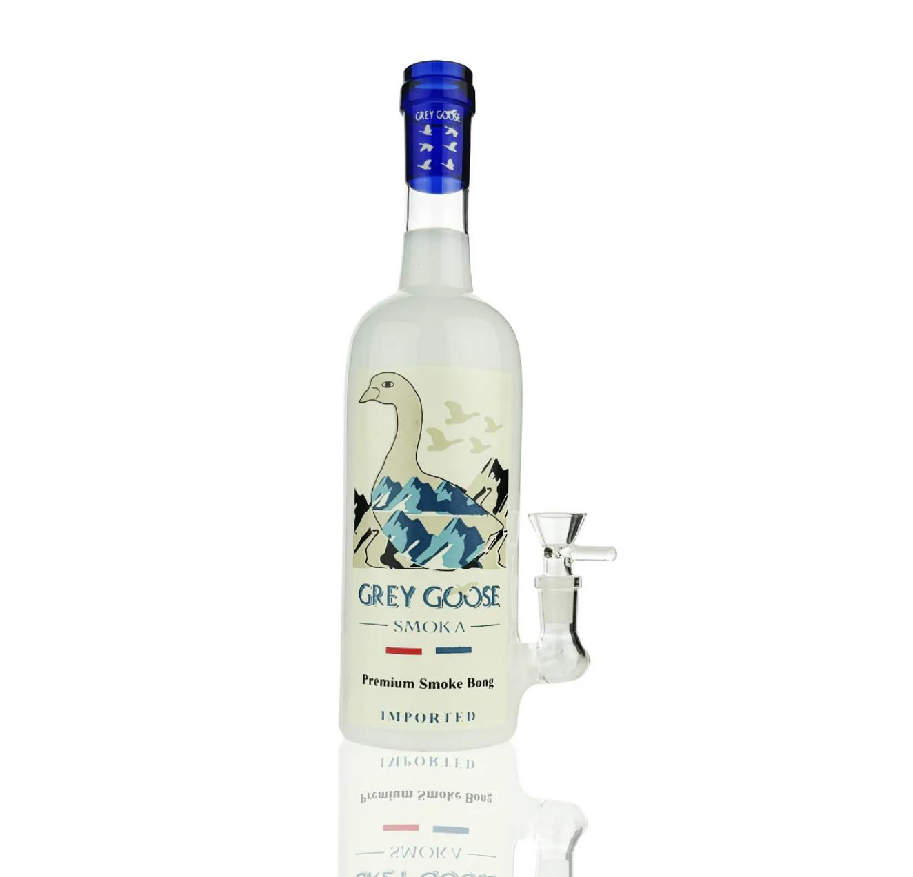 Cana Harbor | 10" Liquor Bottle Grey Bong