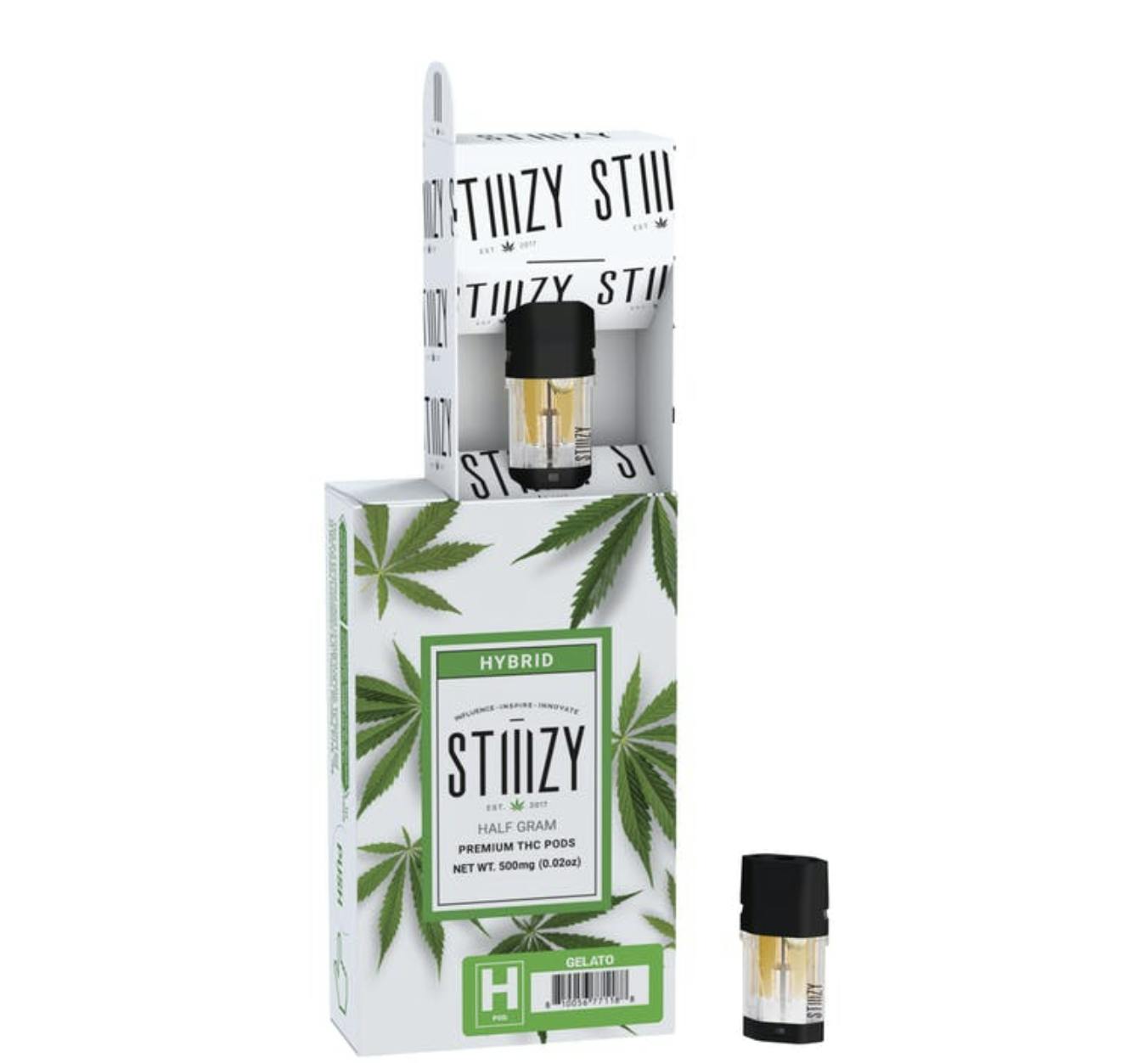 Vape Cartridge - GELATO .5G Original THC Pod - STIIIZY
