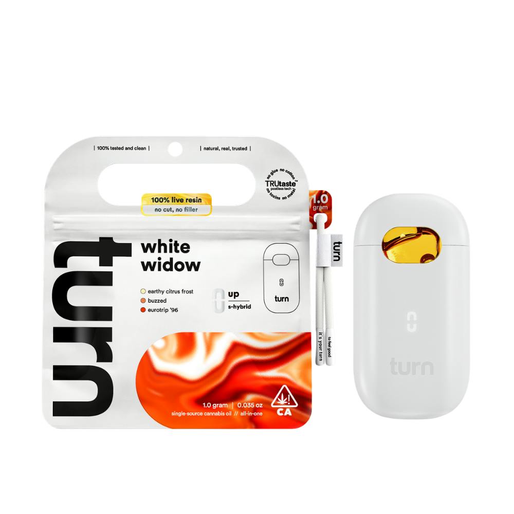 White Widow | 100% Live Resin | AIO | Sativa-Hybrid
