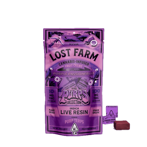Kiva: Purple Passionfruit Lost Farm Chews