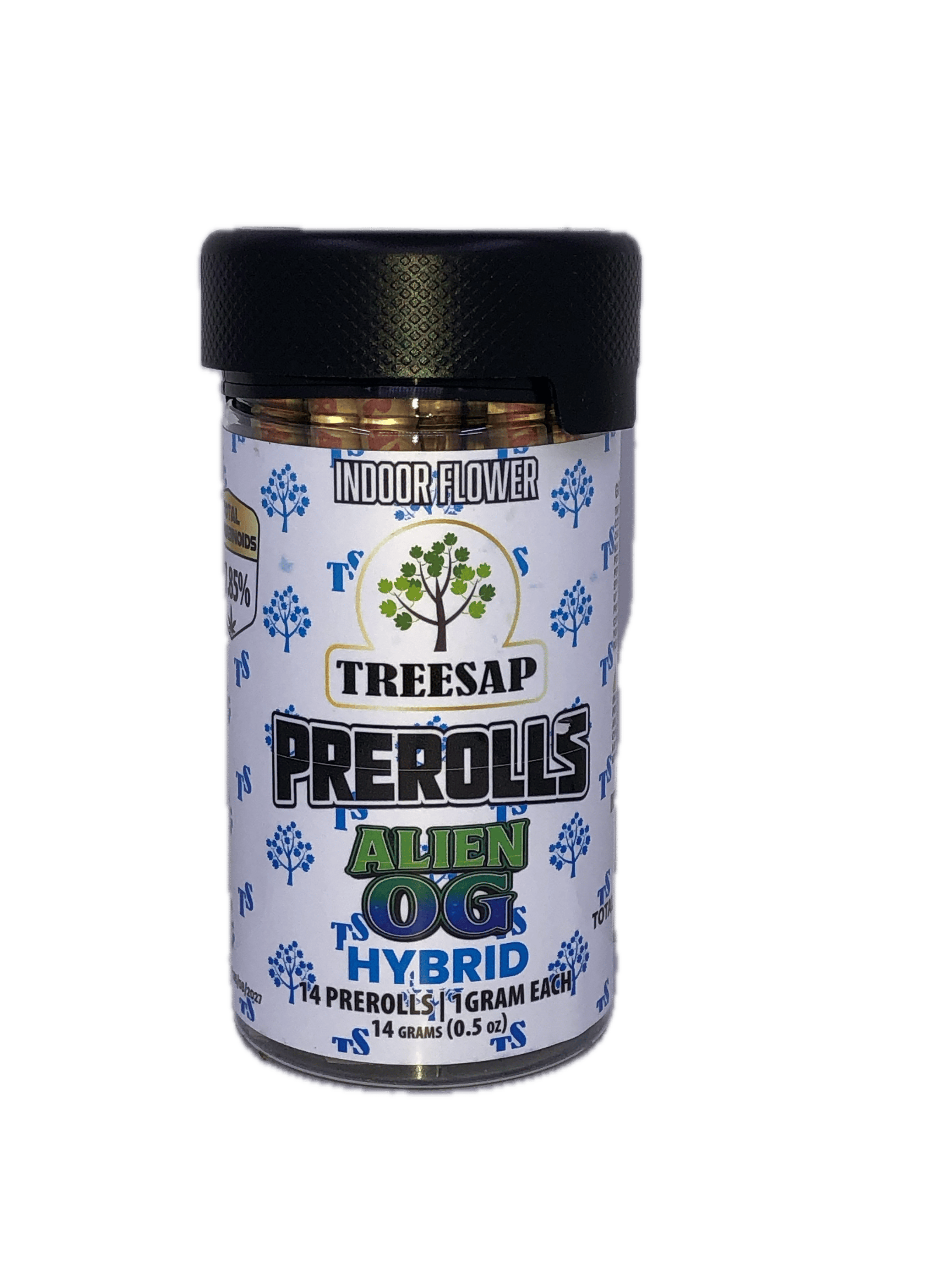 Treesap 14PK Non-Infused Pre Rolls - Alien OG - (Hybrid) - 14g