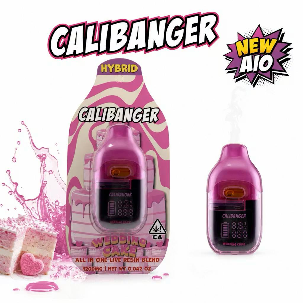 Calibanger Vape Wedding Cake 1.2 G by Firecracker by Cali Banger