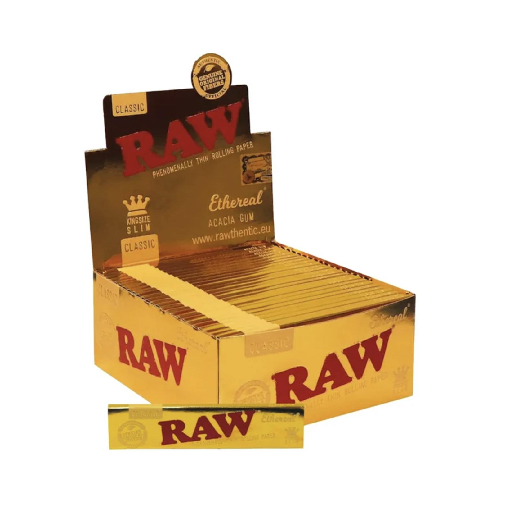 Raw | King Size Ethereal Thin Rolling Papers