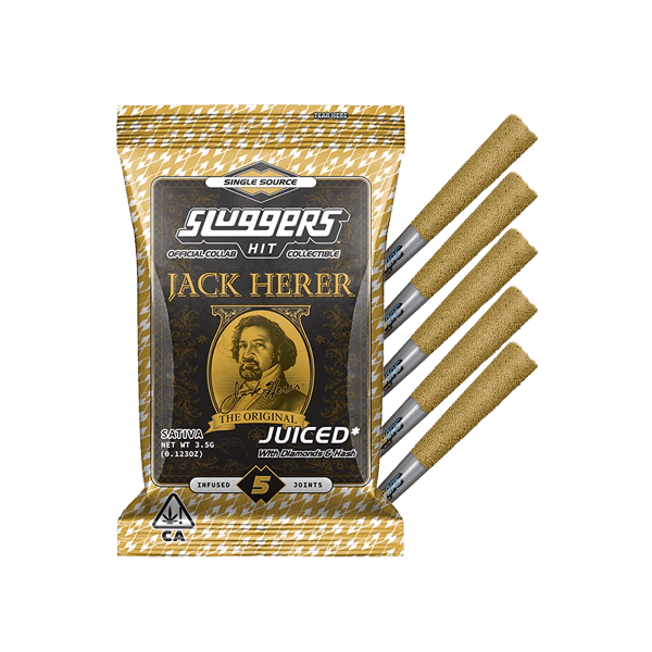 Sluggers X Jack Herer - Infused Preroll - 3.5g 5pk - Jack Herer