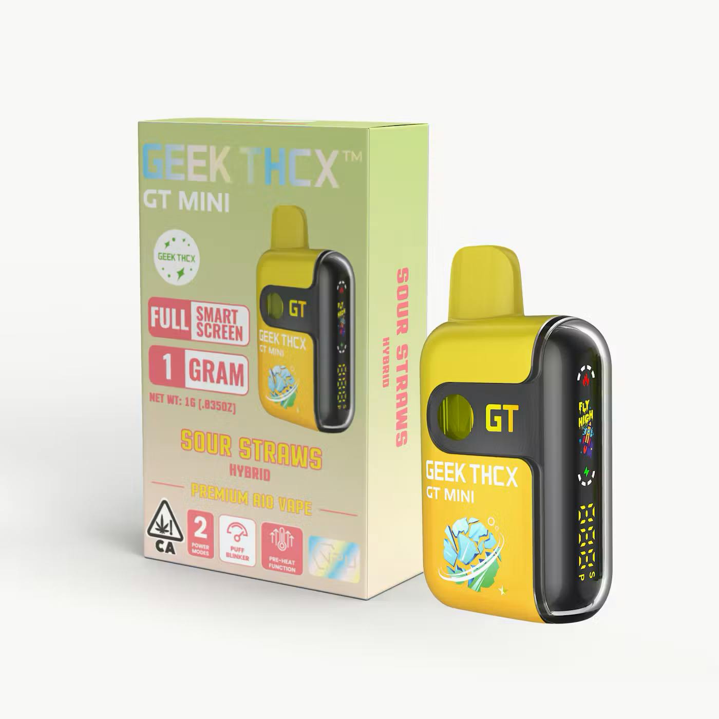 GEEK THCX | Sour Straws | Disposable | 1g