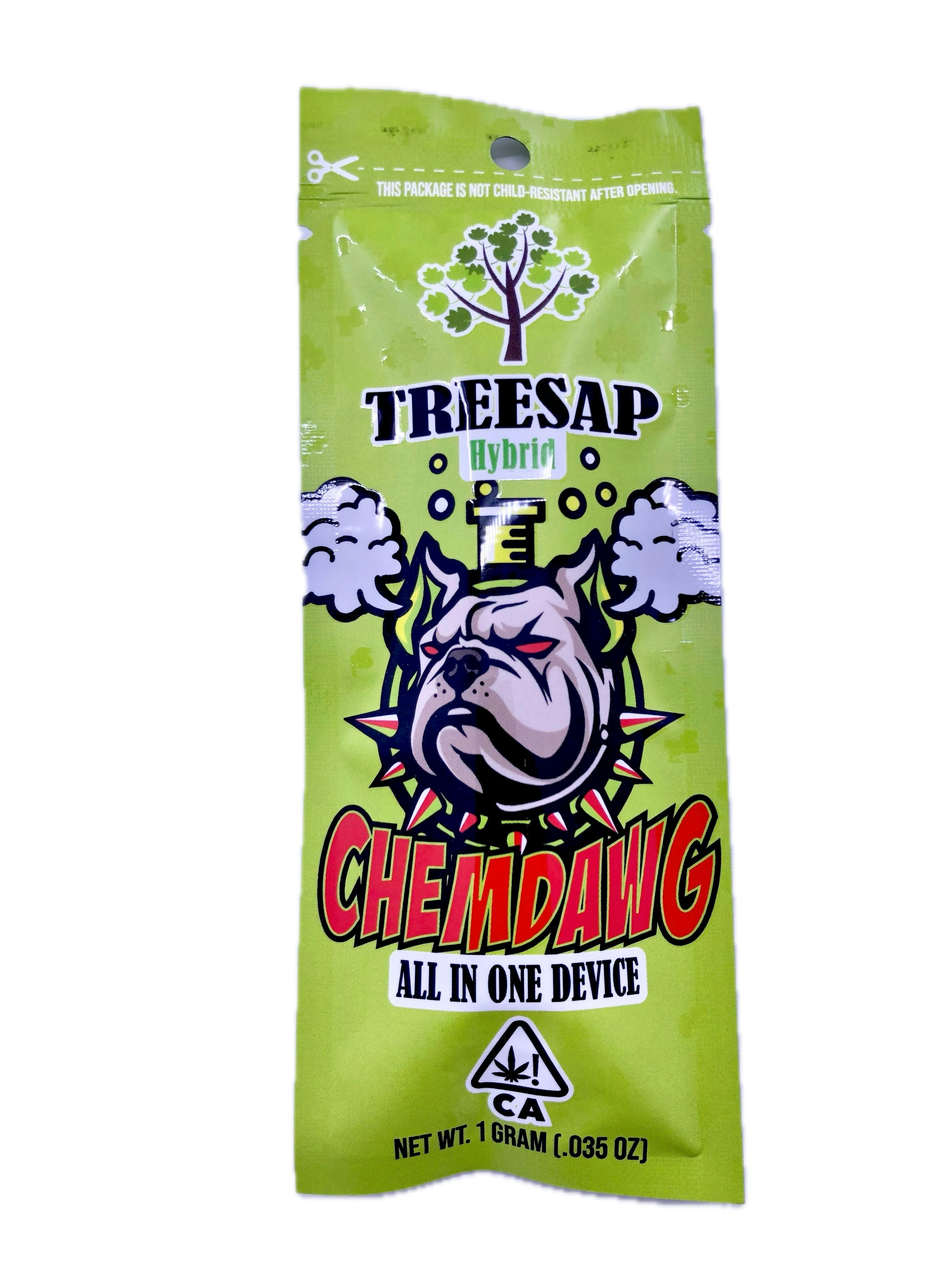 Treesap 1g All-In-One Vape Pen - Chem Dawg