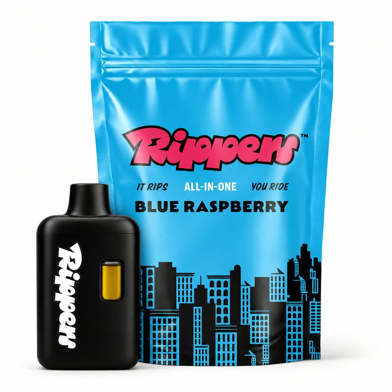 RIPPERS | VAPE AIO | 2G | - BLUE RASPBERRY | HYBRID