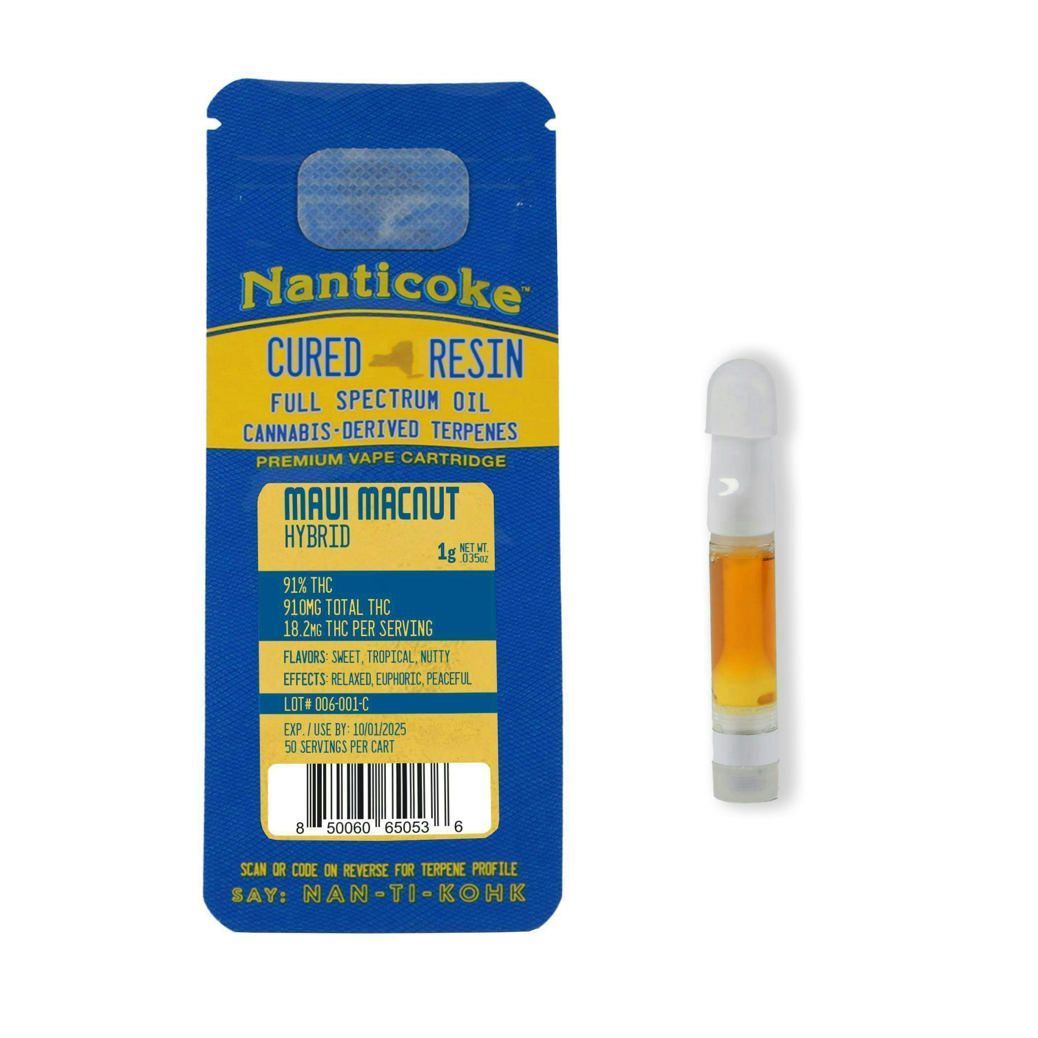 Maui Mac Nut | Cartridge | 1g