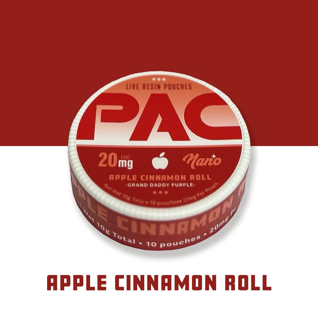 PAC - Nano Live Resin Dip Pouches - Apple Cinnamon Roll - 20mg each - 200mg total