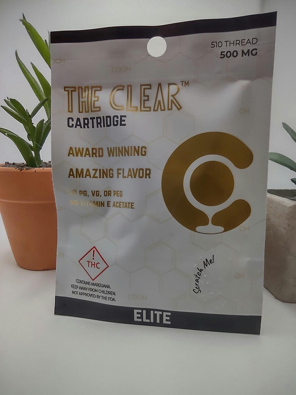 The Clear Elite: Vape | OG Distillate | Cartridge | .5g