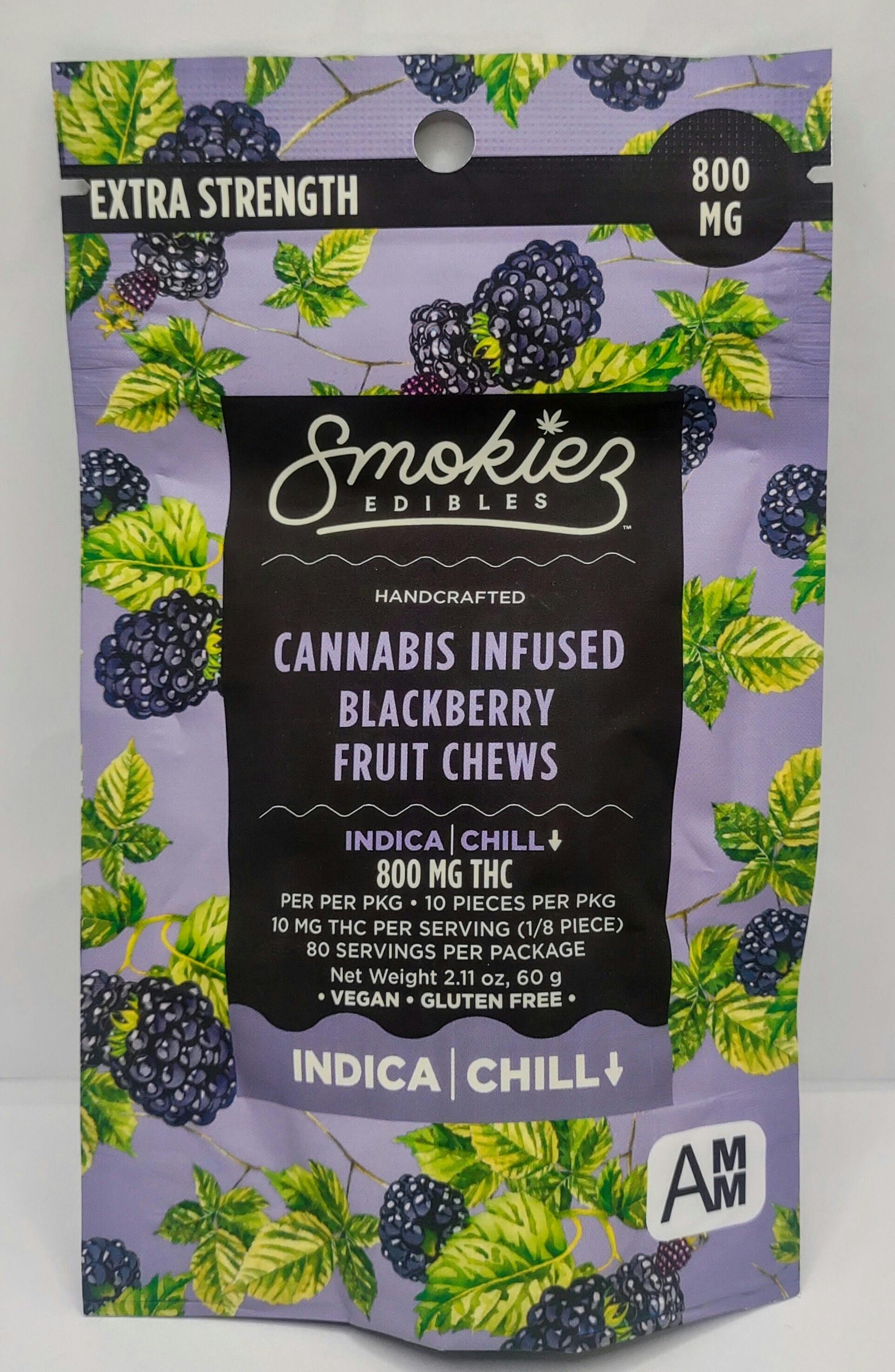 Sour Blackberry Gummies | 800MG | 10ct | 80mg/ea