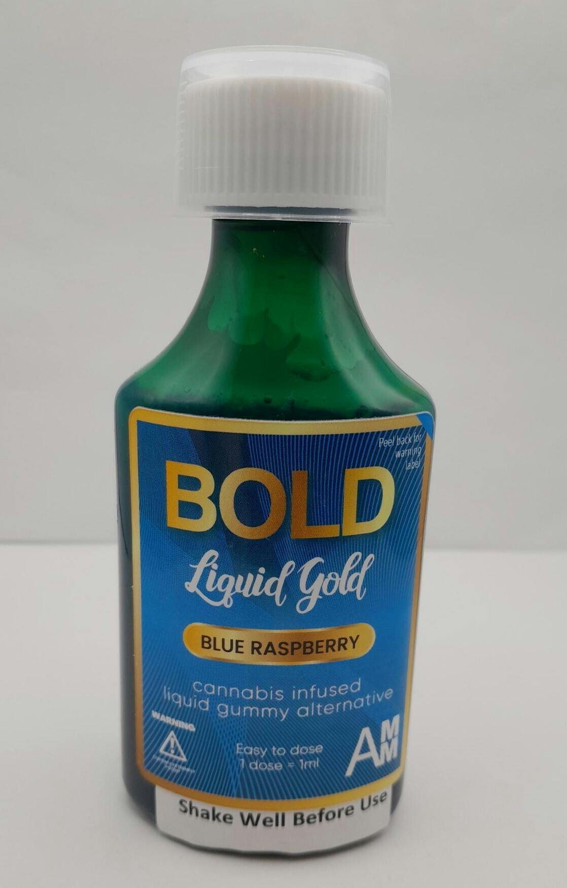 Bold: Cannabis Infused Syrup | Liquid Gold Blue Raspberry | 650mg